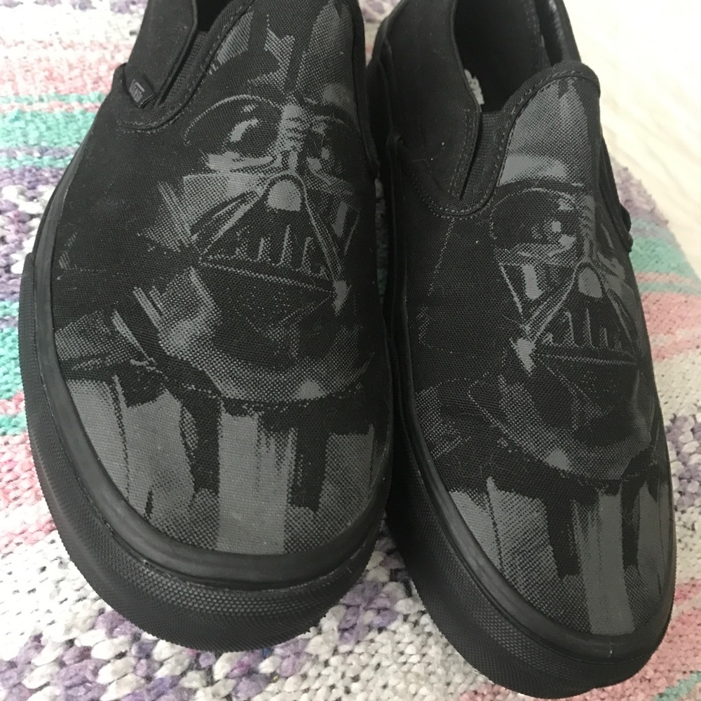Darth Vader Vans Men's 9.5 Like New